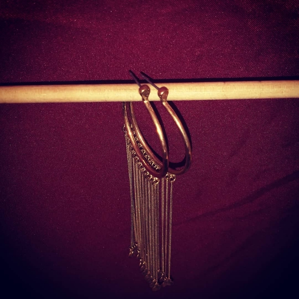 Dangle Gold Earrings